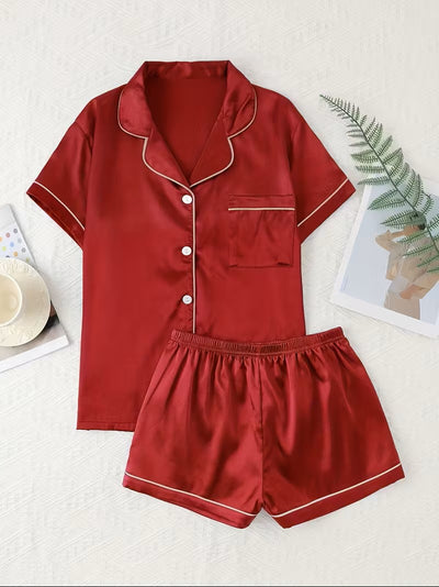 Women's Festive PJ Shorts Set