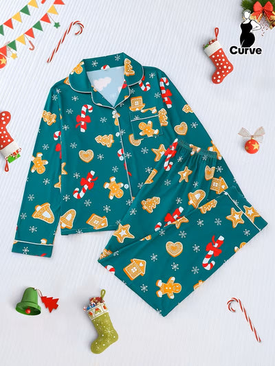 Women's Festive PJ Long Sleeve Set