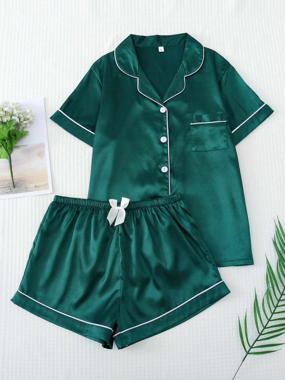 Women's Festive PJ Shorts Set