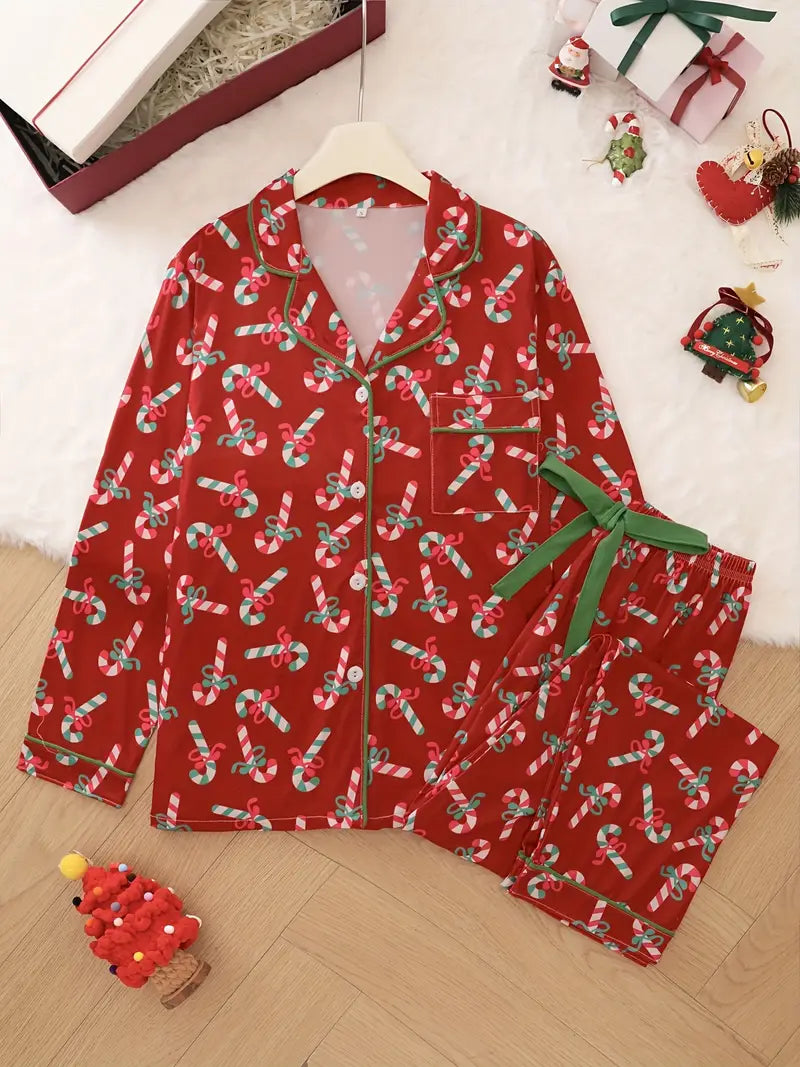 Women's Festive PJ Long Sleeve Set