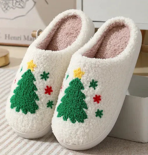 Unisex Cozy Christmas Slippers